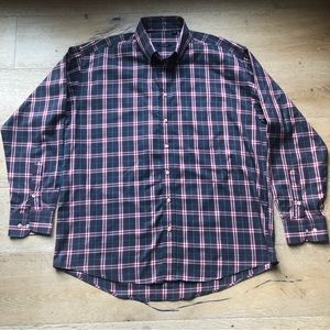 Burberry mens check shirt size XL casual button down price firm!